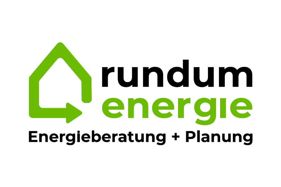 Logo rundumenergie - Energieberatung + Planung